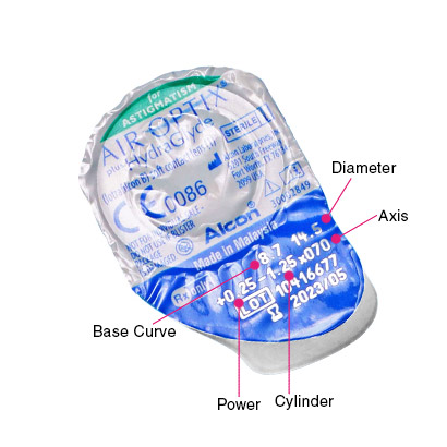 AirOptix plus HydraGlyde for Astigmatism 1 lääts