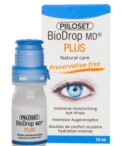 Piiloset BioDrop MD Plus niisutavad silmatilgad 10ml
