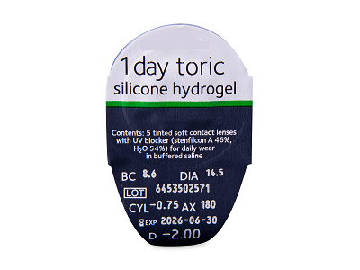 MyDay daily disposable toric (5 läätse)