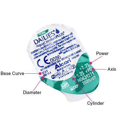 Dailies AquaComfort Plus Toric (5tk)